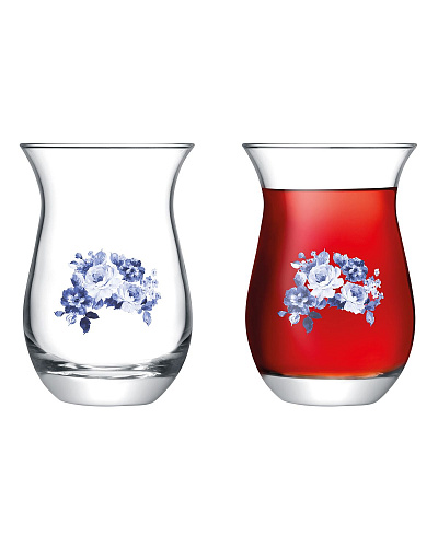 Набор стеклянных чашек Cera, 168 мл