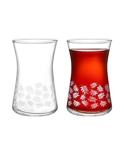 Набор стеклянных чашек Esperanza-White из 6 шт 170 мл