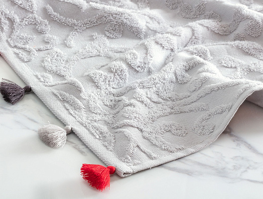 Полотенце для лица Giverny 50x70см - светло-серое