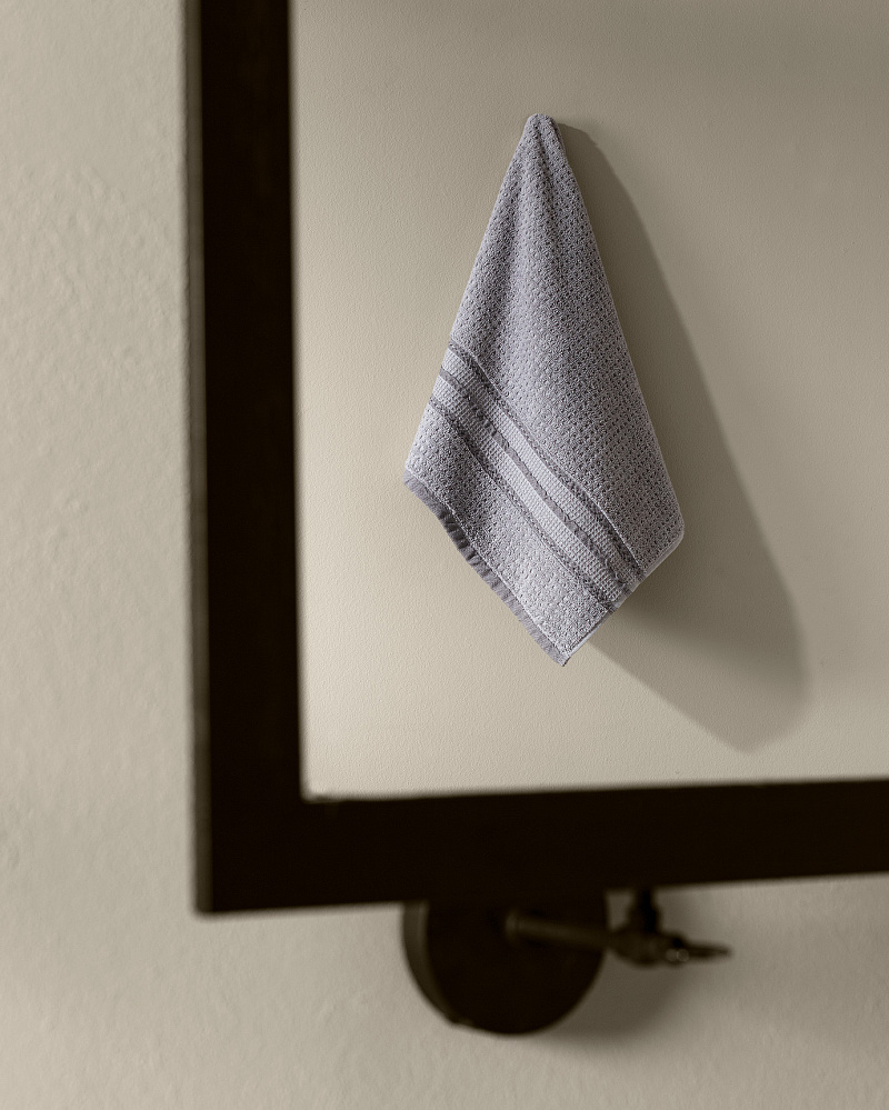 Полотенце для лица Alissa 50x76 см. - серое