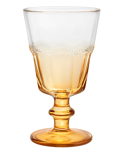 Набор бокалов для вина Perline из 4 шт., 220мл - янтарный