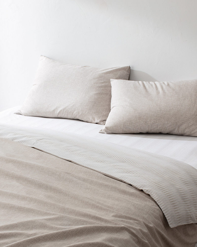 Комплект постельного белья двуспальный Delrico с притом 230x260 см