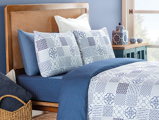 Комплект постельного белья двуспальный Slainie King Ranforce 240x260 см, хлопок