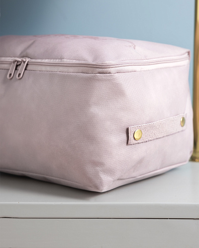 Органайзер для хранения Floral 52x28x21 см. - пудровая