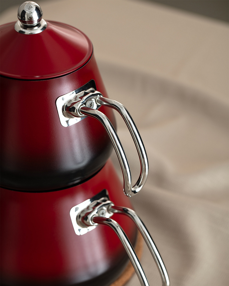 Турецкий двойной чайник Clarus 1000-2000 мл, - алюминий