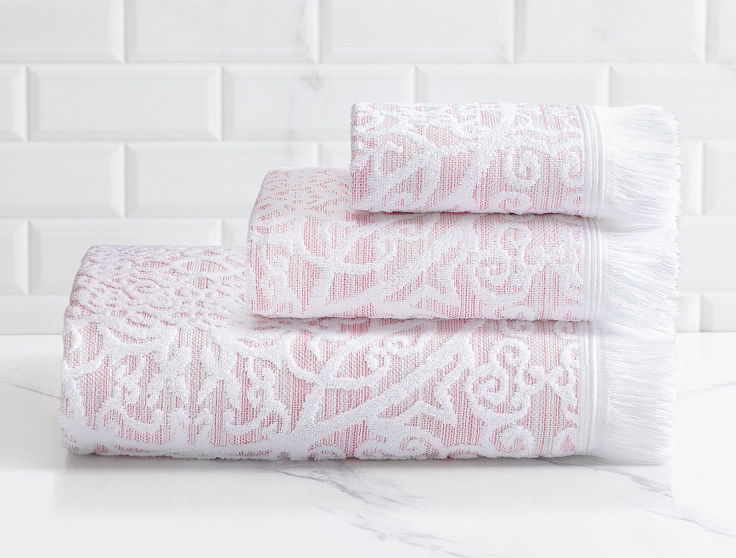 Банное полотенце Michel 70x140см - пудровое