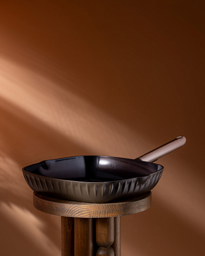 Сковорода Freya Grill 16 см, - алюминий