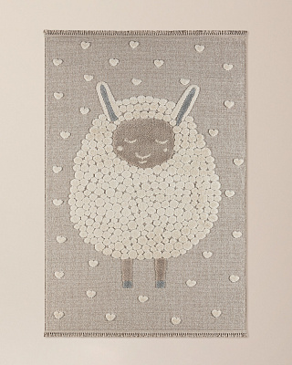 Ковер Mouton с рисунком 160x230 см. - бежевый