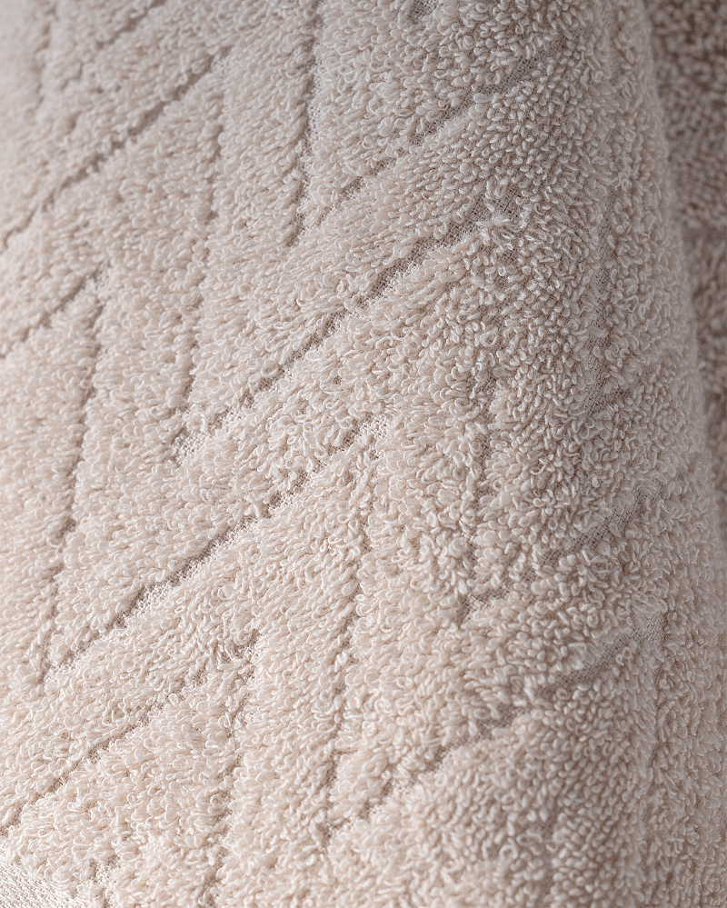 Полотенце для лица Colette 50x70 см. - бежевое