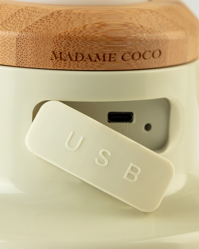 Абажур Nela Touch 19,8x7,9 см. - светло-салатовый