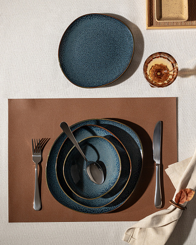 Столовый сервиз Charlotte из 24 шт. - индиго