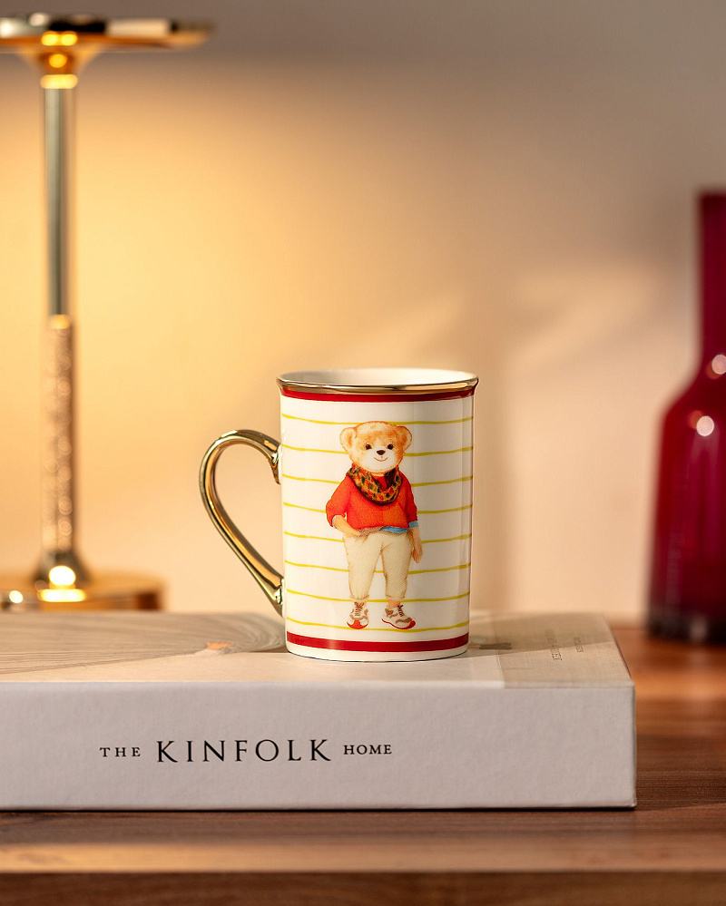 Кружка Jolie Bear Mark - разноцветная. Размер:7*10*10см.