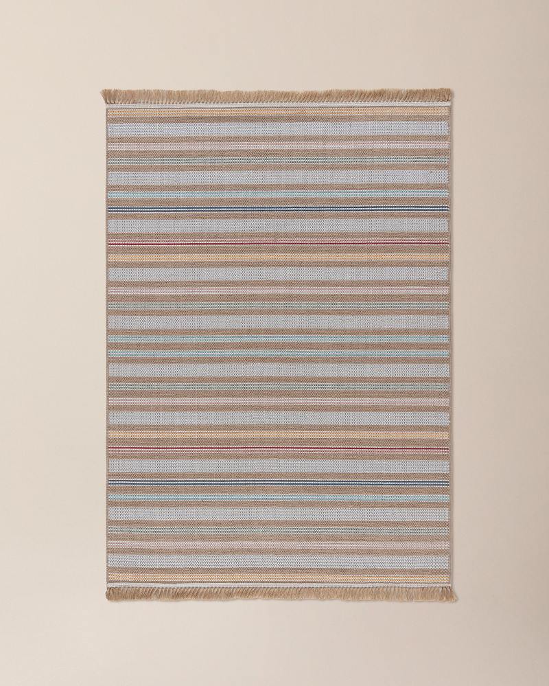 Ковер Laila 200x300 см. - бежевый / голубой