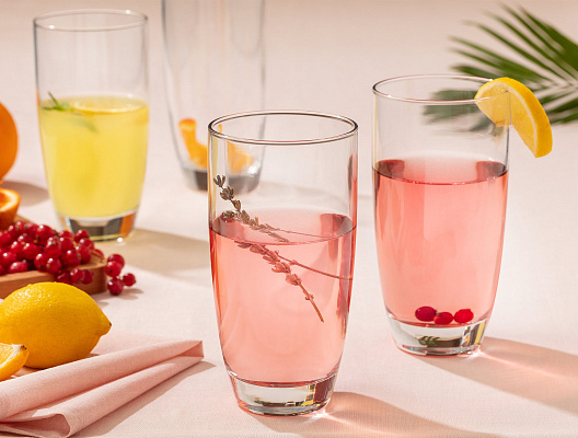 Набор стаканов для воды Fabienne из 4 шт., 525 мл.