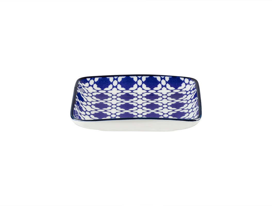 Квадратная тарелка Rêve Bleu Brest 