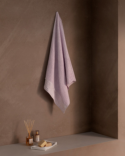 Банное полотенце Jemma 70x140 см. - розовое