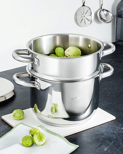 Набор кастрюль Lacene Stemaer из 3 шт., 22 см.