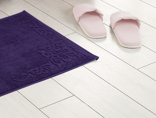 Полотенце для ног Orlena 50x70см - фиолетовое