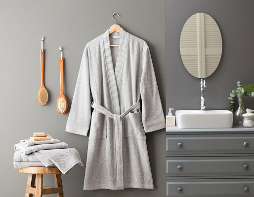 Халат унисекс Ryella Hotel Collection L-XL р. - серый