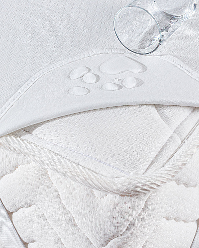 Наматрасник Flore 160x200 см. - белый