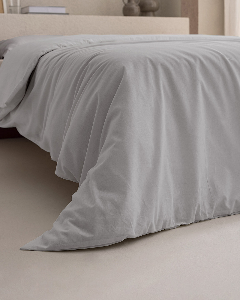 Пододеяльник двуспальный Manon Plain 200x220 см. -  хлопок