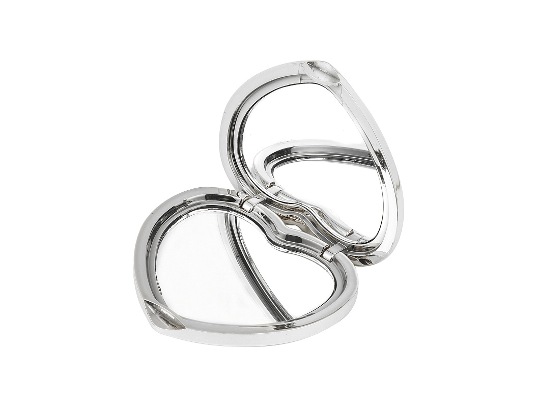 Мини-зеркало Arian 7x6x1,5 см. - серебристое