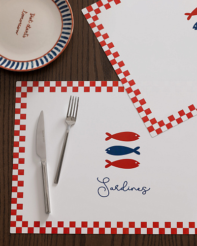 Набор сервировочных салфеток Sealy из 4 штук, 42x29 см, пластик