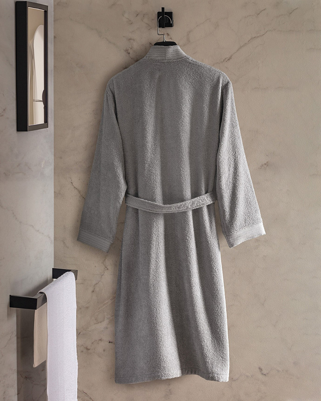 Халат унисекс Ryella Hotel Collection S-M р. - серый