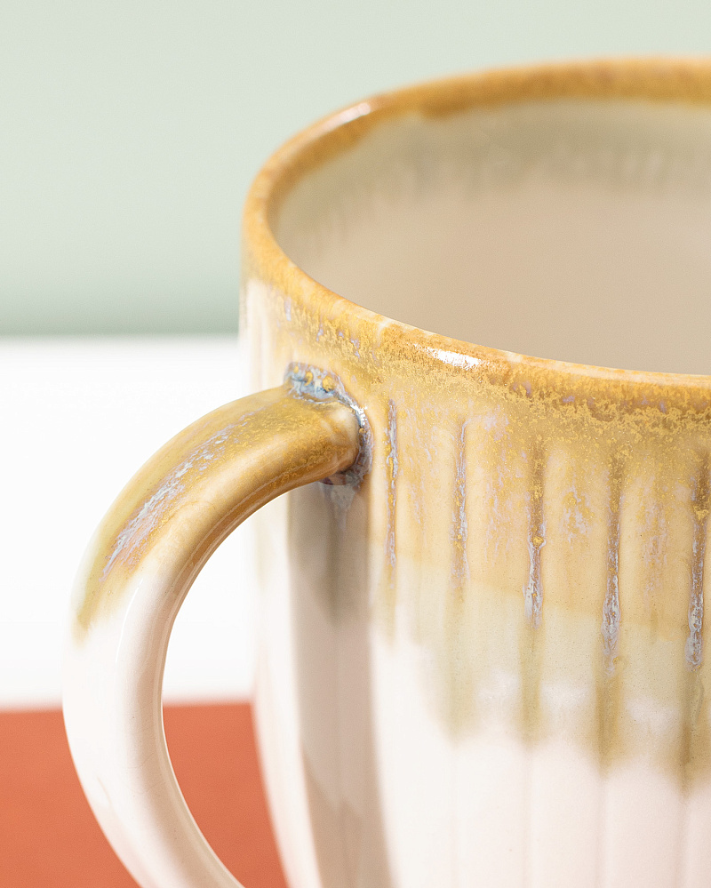 Кружка Kleby 250 мл. - кремовая / бежевая