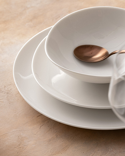 Столовый сервиз Bormio из 24 предметов, фарфор