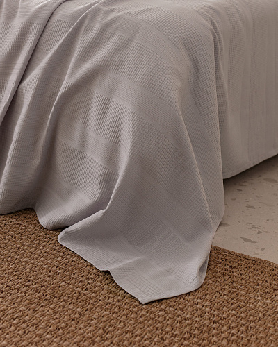 Комплект постельного белья двуспальный Mathilda с покрывалом 240x260 см, - хлопок, лиоцелл