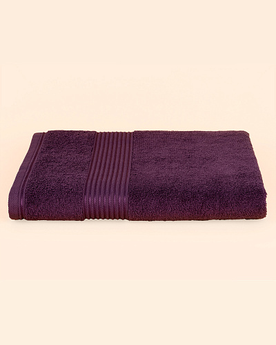 Банное полотенце Clarette 90х150 см - фиолетовое