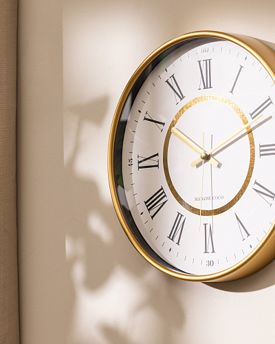 Настенные часы Agathe 30 см, пластик