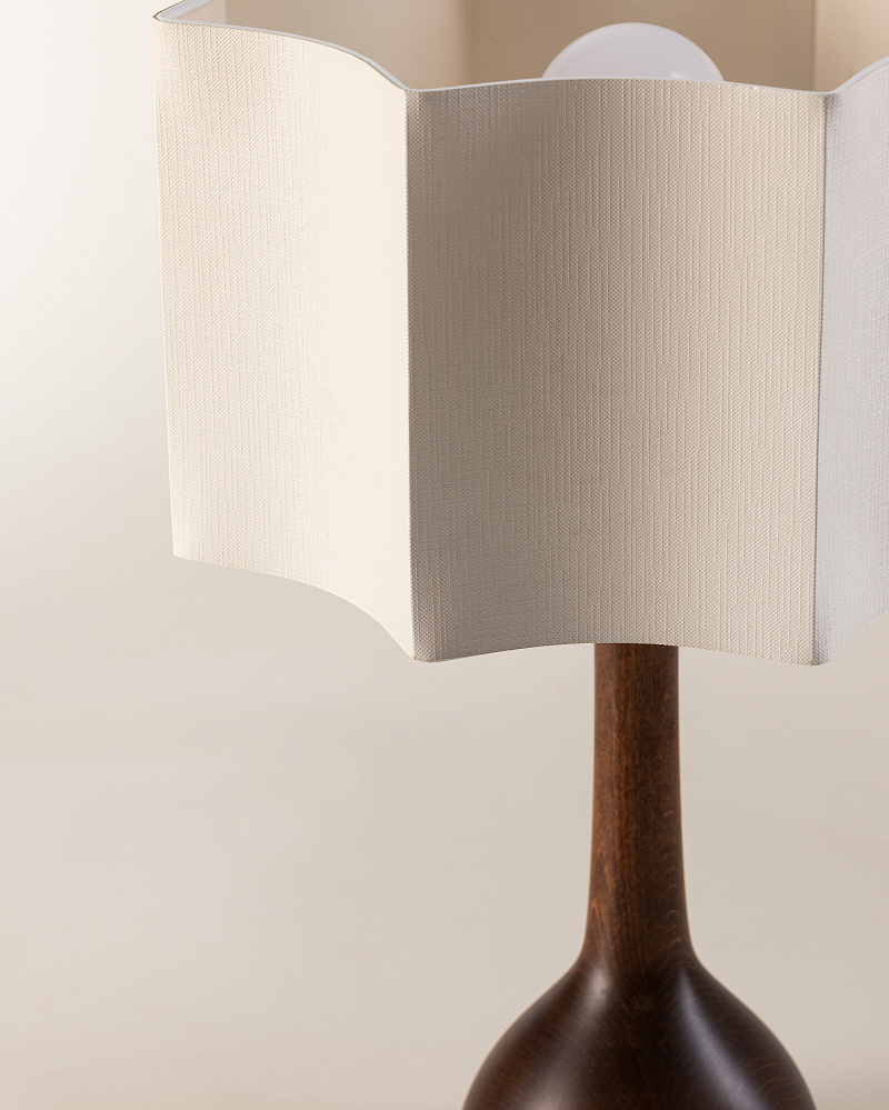 Лампа Diana 40x28x28 см, - дерево, ткань