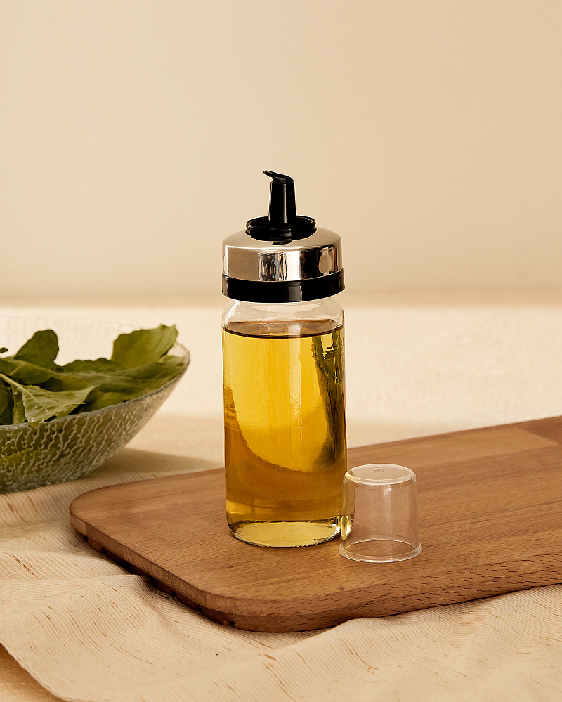 Дозатор Ella для уксуса и масла 245 мл. - прозрачный