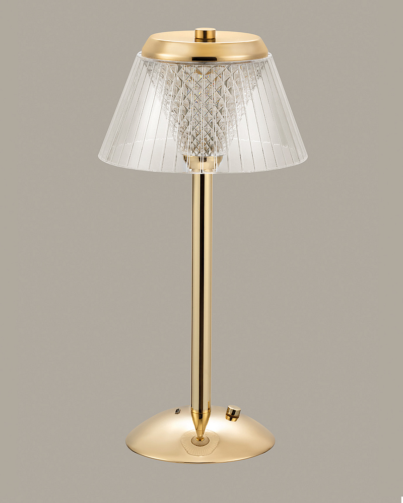 Настольная лампа Andre Touch 15x15x30,5 см, алюминий