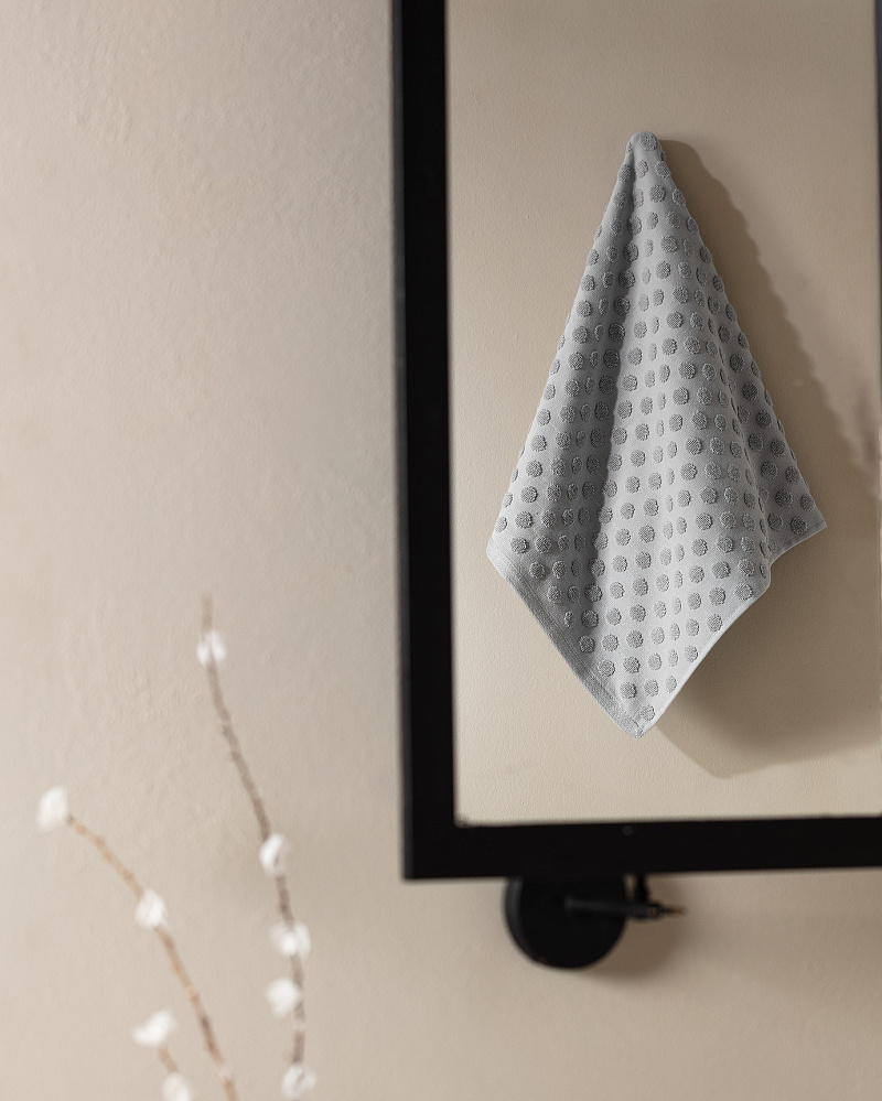 Полотенце для лица Puanty 50x76 см. - светло-серое