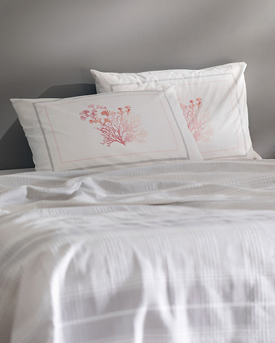 Комплект постельного белья полутораспальный Edgard с вафельным покрывалом 160x240 см, - хлопок, лиоцелл