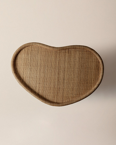 Журнальный столик Perla 107x7,5x64 см, ротанг