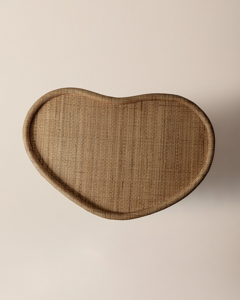 Журнальный столик Perla 107x7,5x64 см, ротанг