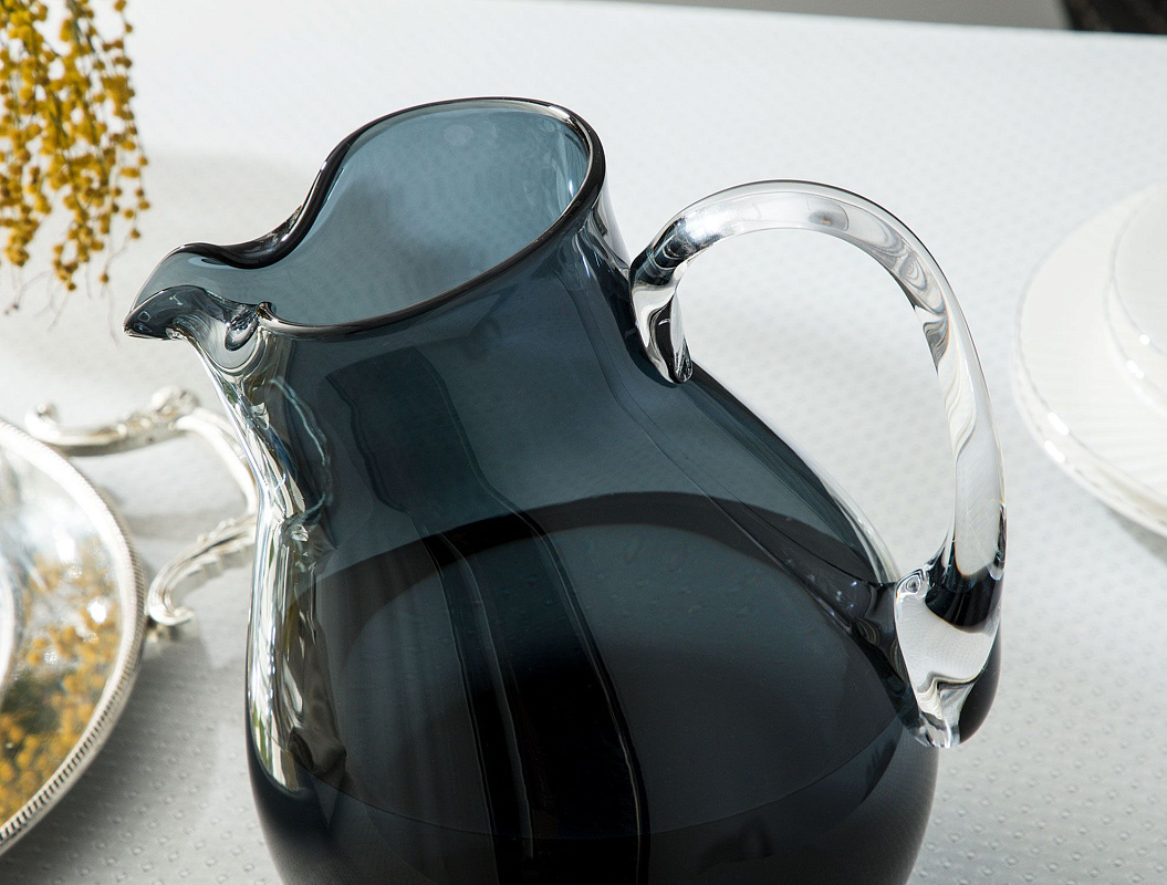 Графин стеклянный Emeline 2,5л - синий