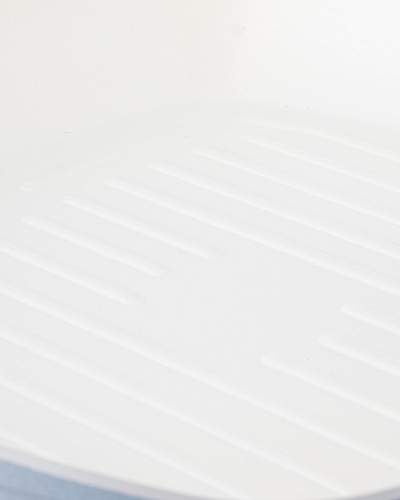 Сковорода-гриль Nano Ceramic 3,5 л. - серая / белая