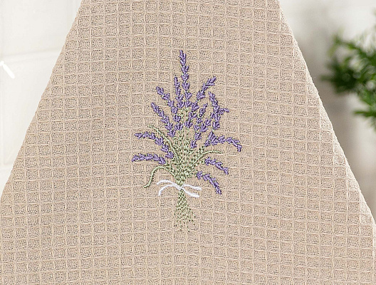 Полотенце кухонное Ciel 60x60 см - бежевое