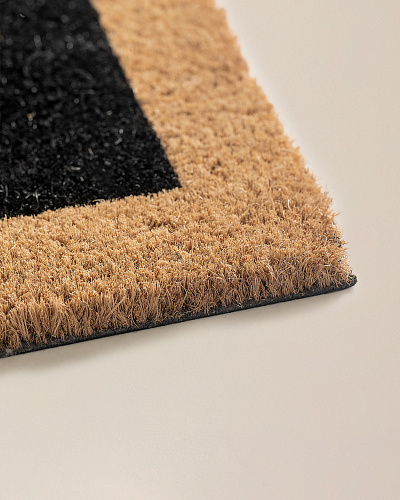 Придверный коврик Provence 45x100 см. - горчичный / черный