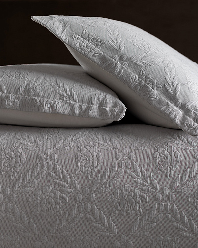 Комплект постельного белья евро Floralies с покрывалом и 2 наволочками 280x280 см