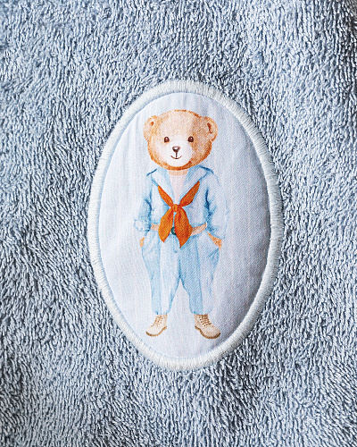 Полотенце для лица Billie 50x70 см. - голубое