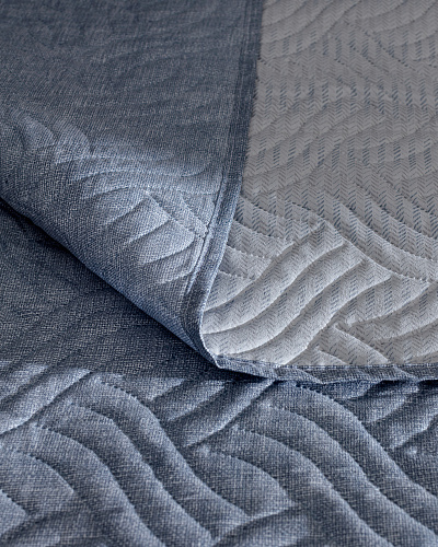 Покрывало двуспальное Dace 200x220 см, - голубое