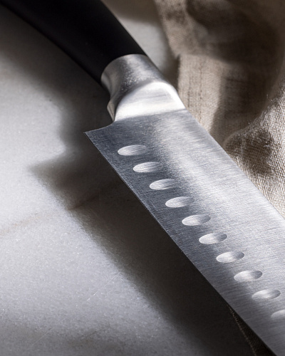 Нож Orva Santoku 31 см. - нержавеющая сталь