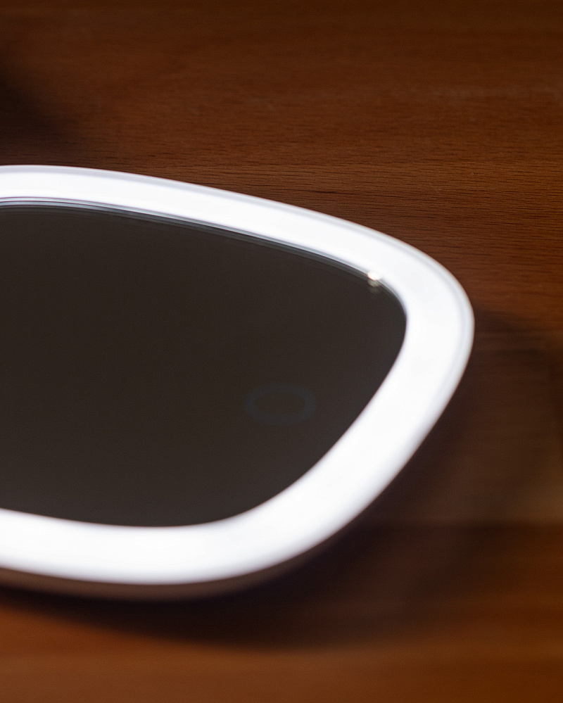 Зеркало светодиодное Petit 10x10x2,3 см, - пластик, стекло