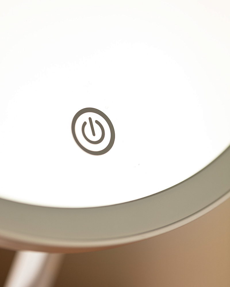 Зеркало Cabeza на ножке с подсветкой 21x9x34 см, - пластик, стекло